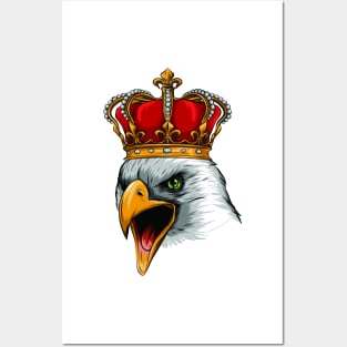 crowned eagle Posters and Art